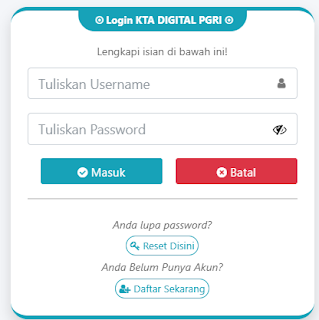 Register PGRI Karimun - Persatuan Guru Republik Indonesia Cabang Karimun